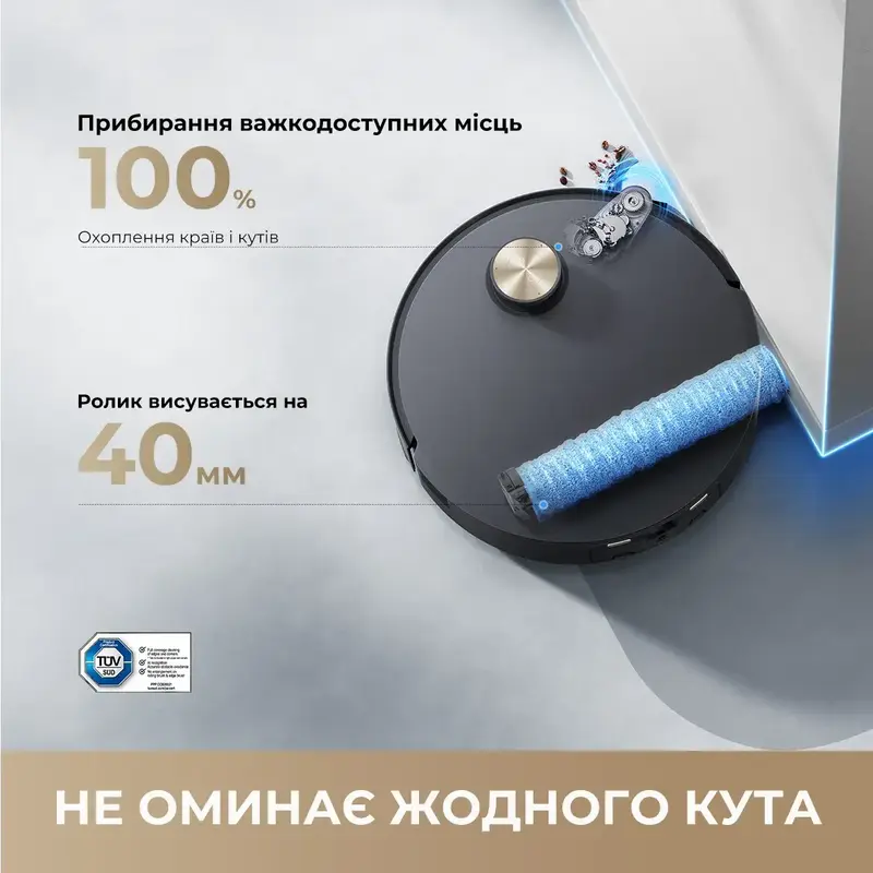 Робот-пилосос миючий Dreame Aqua 10 Roller Black - фото - №20