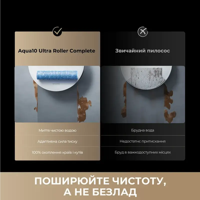 Робот-пилосос миючий Dreame Aqua 10 Roller Black - фото - №21