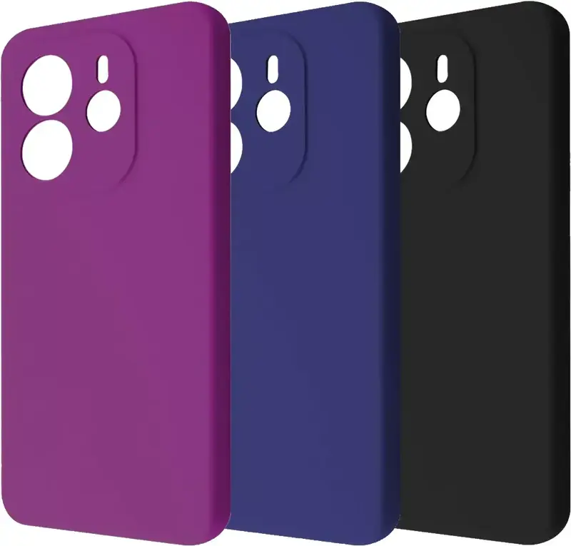 Чохол WAVE Full Silicone Cover Xiaomi Redmi Note 14 4G (midnight blue) - фото - №3