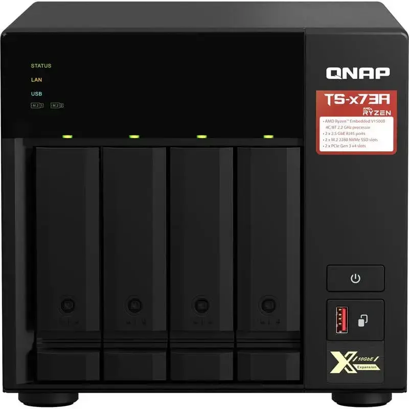 Мережеве сховище QNAP TS-473A-8G - фото - №0