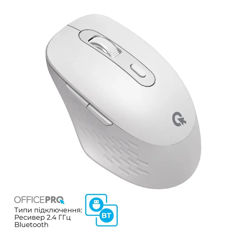 Миша OfficePro M265W Wireless Silent Click White - фото - №4
