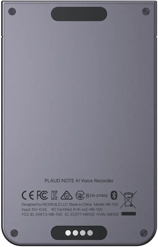 Диктофон Plaud AI Note Black - фото - №2