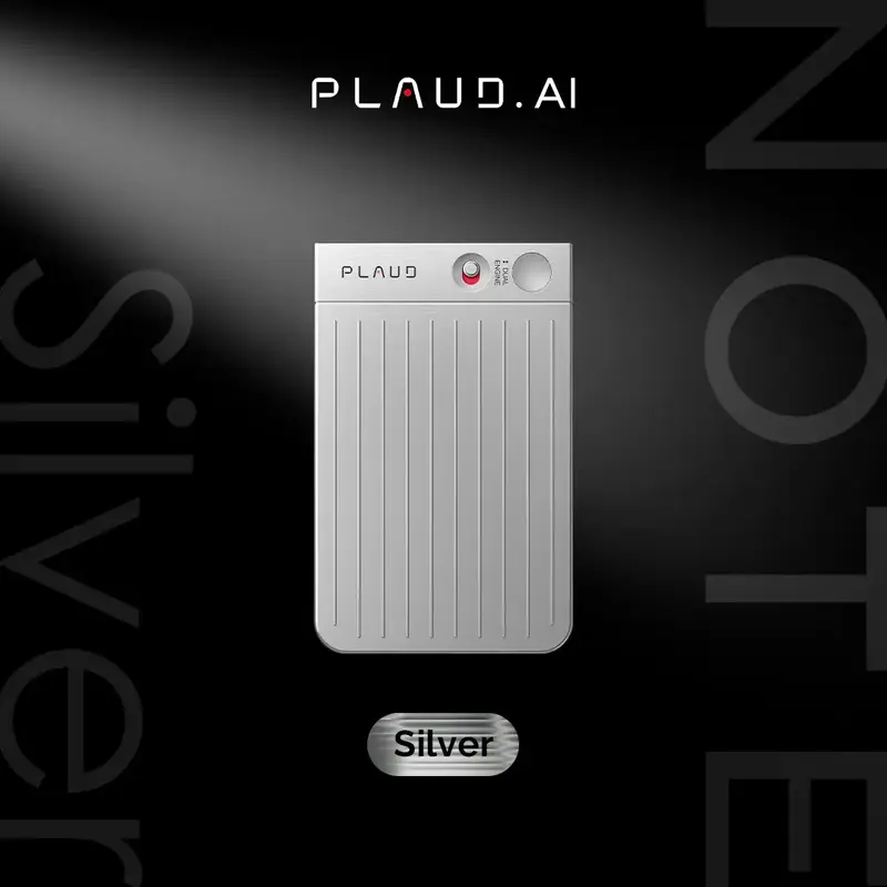 Диктофон Plaud AI Note Silver - фото - №12