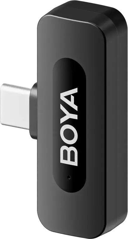 Беспроводной петличный микрофон BOYA BY-V3 combo Type-C/Lightning Black - фото - №5