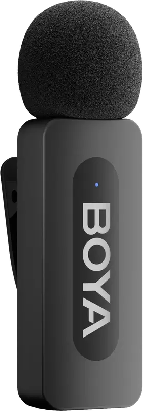 Беспроводной петличный микрофон BOYA BY-V3 combo Type-C/Lightning Black - фото - №3