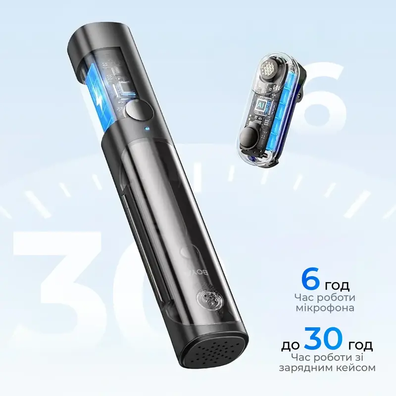 Бездротовий мікрофон BOYA Magic-05 Type-C Black - фото - №5