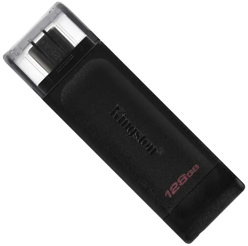 USB-Flash Kingston 128GB DataTraveler USB Type-C (DT70/128GB) - фото - №0