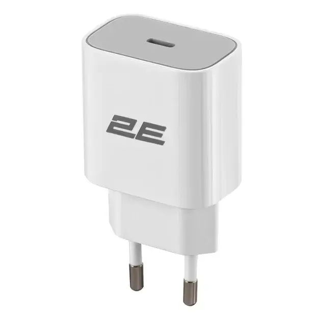 Ун. МЗП 2E 25Вт USB-C PD, білий - фото - №2