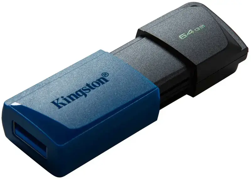 USB-Flash Kingston Exodia M 2х64Gb чорна/синя (DTXM/64GB-2P) - фото - №2