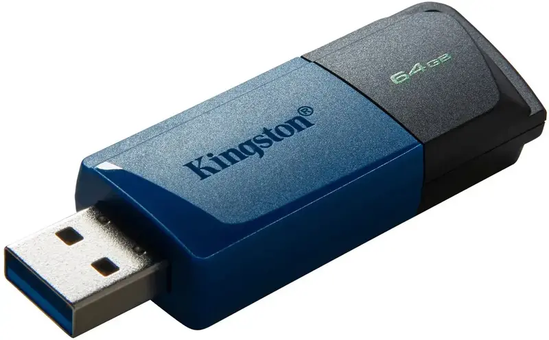 USB-Flash Kingston Exodia M 2х64Gb чорна/синя (DTXM/64GB-2P) - фото - №3