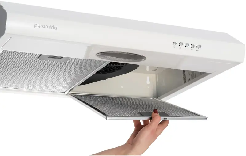 Витяжка PYRAMIDA UX 60 (380) B WH - фото - №2
