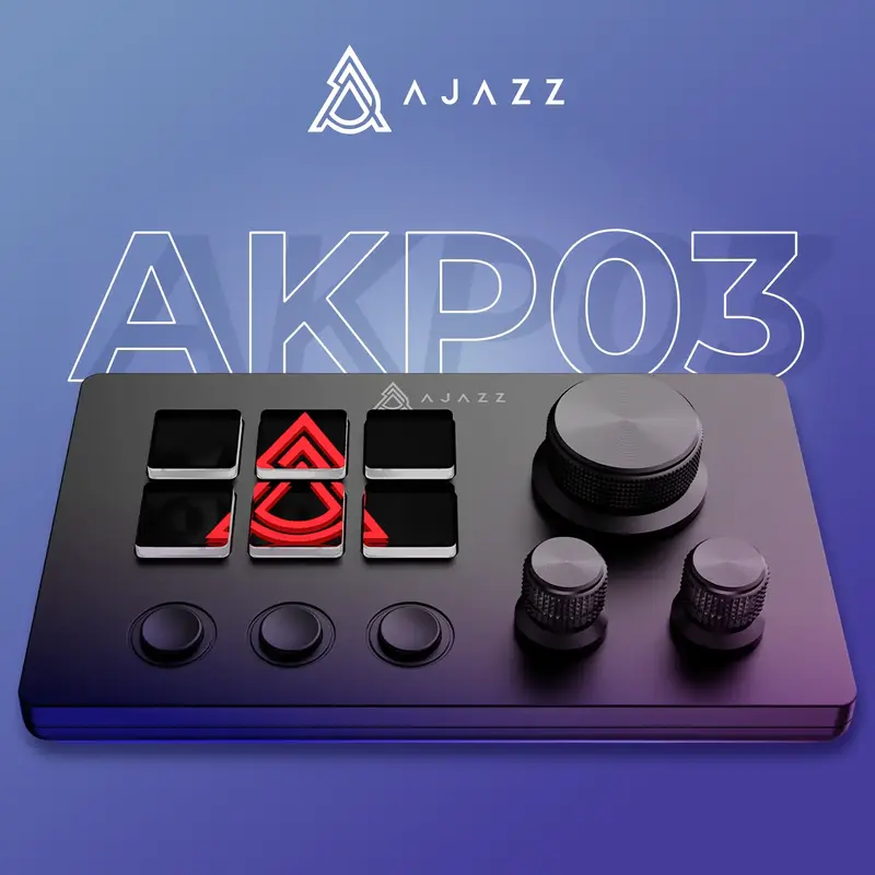 Контролер для стримінгу Ajazz AKP03E USB Black - фото - №5