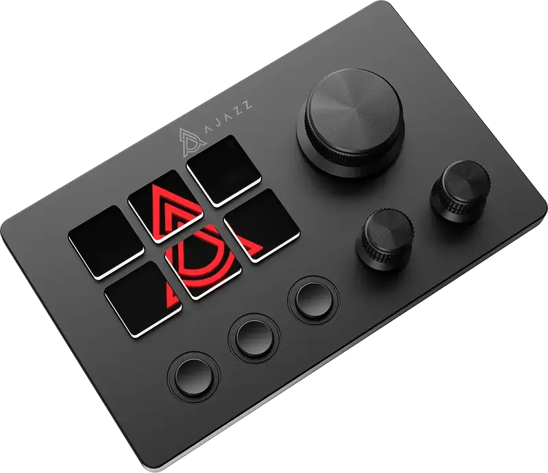 Контролер для стримінгу Ajazz AKP03E USB Black - фото - №4