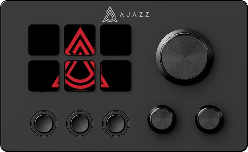 Контролер для стримінгу Ajazz AKP03E USB Black - фото - №0