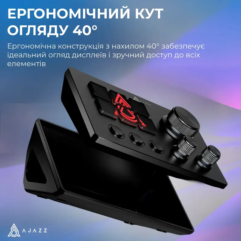 Контролер для стримінгу Ajazz AKP03E USB Black - фото - №12