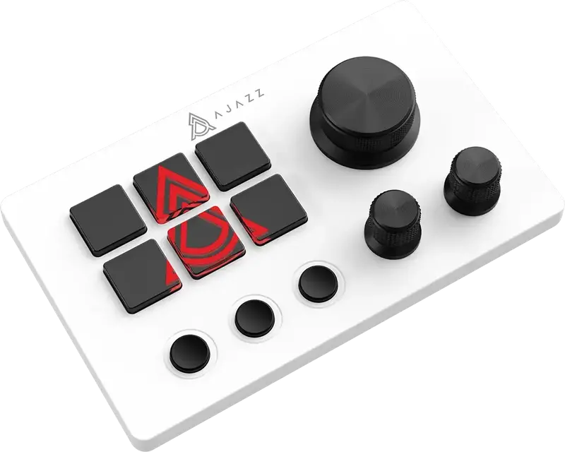 Контролер для стримінгу Ajazz AKP03E USB White - фото - №2