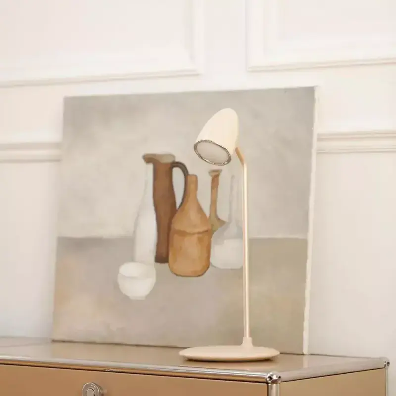 Настільна лампа з бездротовою зарядкою Proove Modern beige - фото - №5