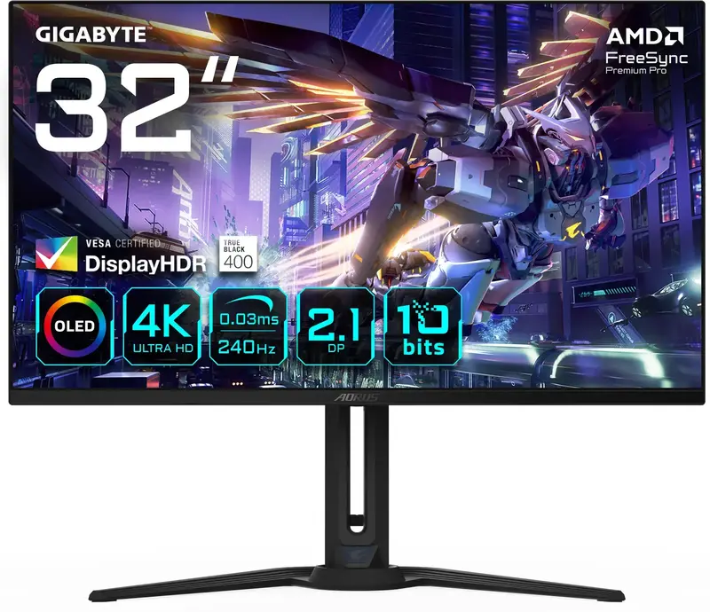 Монітор Gigabyte AORUS FO32U2P - фото - №0
