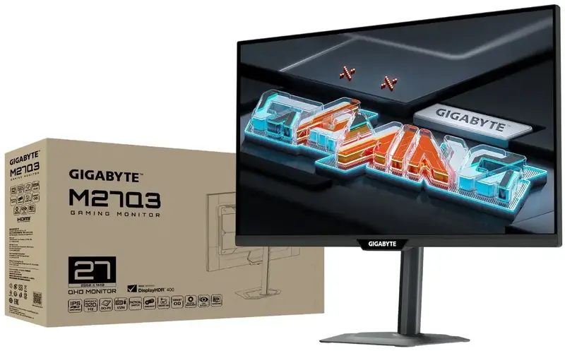 Монітор Gigabyte M27Q3 (M27Q3) EU - фото - №6