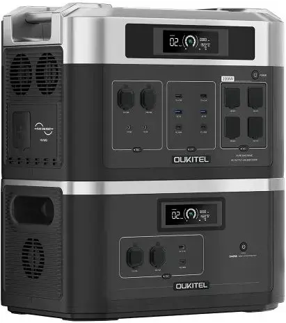 Комплект зарядна станція + батарея розширення 2200Вт/4096Вт OUKITEL (BP2000E+B2000E) - фото - №3