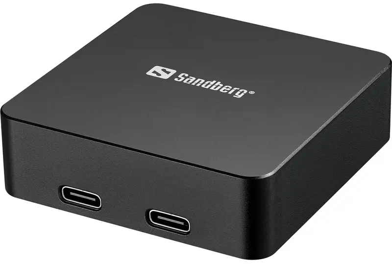 Повербанк Sandberg Magnetic Wireless 5000mAh 20W PD, 2xUSB-C, QI-15W for Apple watch and Airpods - фото - №6