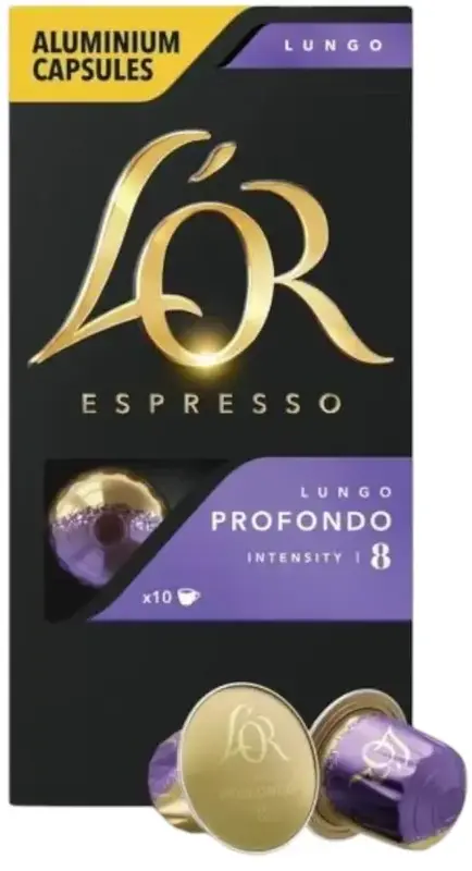 Кава L`OR капсули, Lungo Profondo, арабіка, 10шт, Nespresso - фото - №0