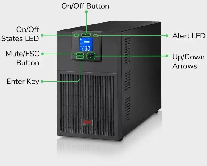ДБЖ APC Easy UPS SRV 3000VA/2700W, LCD, USB, RS232, 6xC13, 1xC19 - фото - №4
