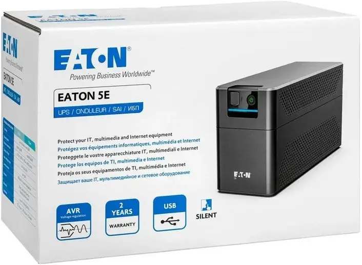 ДБЖ Eaton 5E G2, 700VA/360W, USB, 2xSchuko - фото - №4