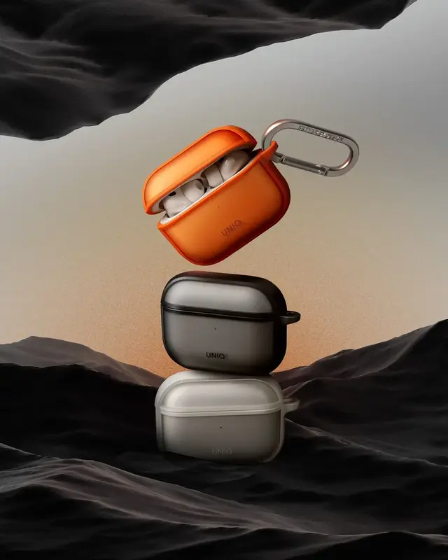 Чохол UNIQ Veren для AirPods Pro 3 Grey (UNIQ-AIRPODSPRO3-VERSMFRST) - фото - №6