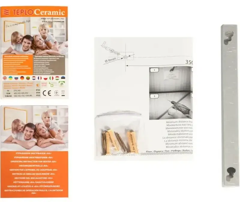 Керамічний обігрівач Teploceramic TCM-RA 1000 (беж.) - фото - №3