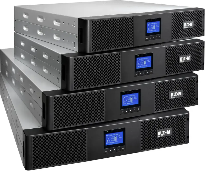 ИБП Eaton 9SX, 2000VA/1800W, RM 2U, LCD, USB, RS232, 8xC13 - фото - №4