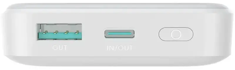 Повербанк Joyroom Magnetic Wireless 10000mAh JR-W020 20W QC USB-C In/Out білий - фото - №2