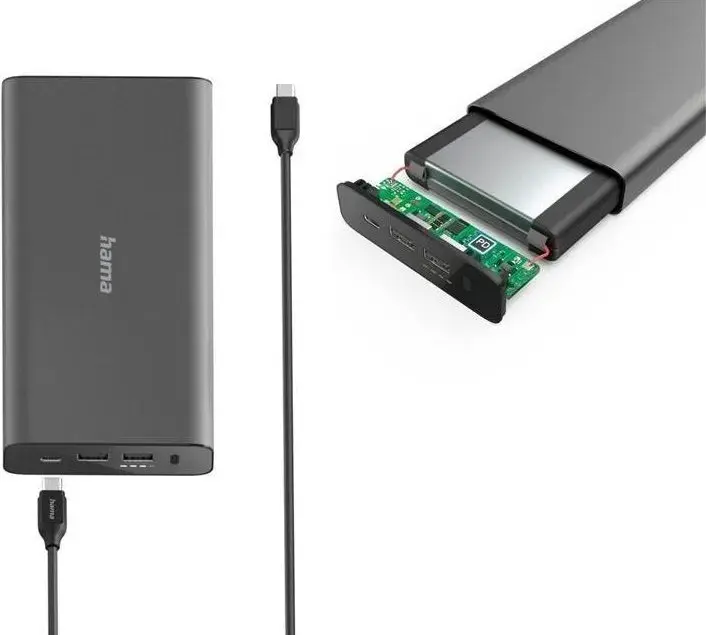 Порт.ЗП Hama 26800mAh, 60Вт, PD - фото - №2