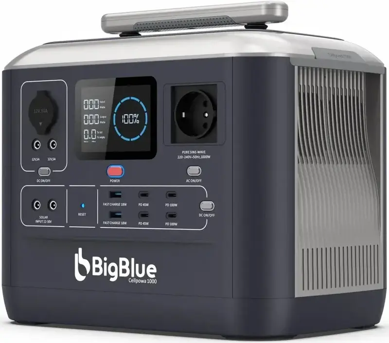 Портативна зарядна станція CP1000 BIG BLUE - фото - №0