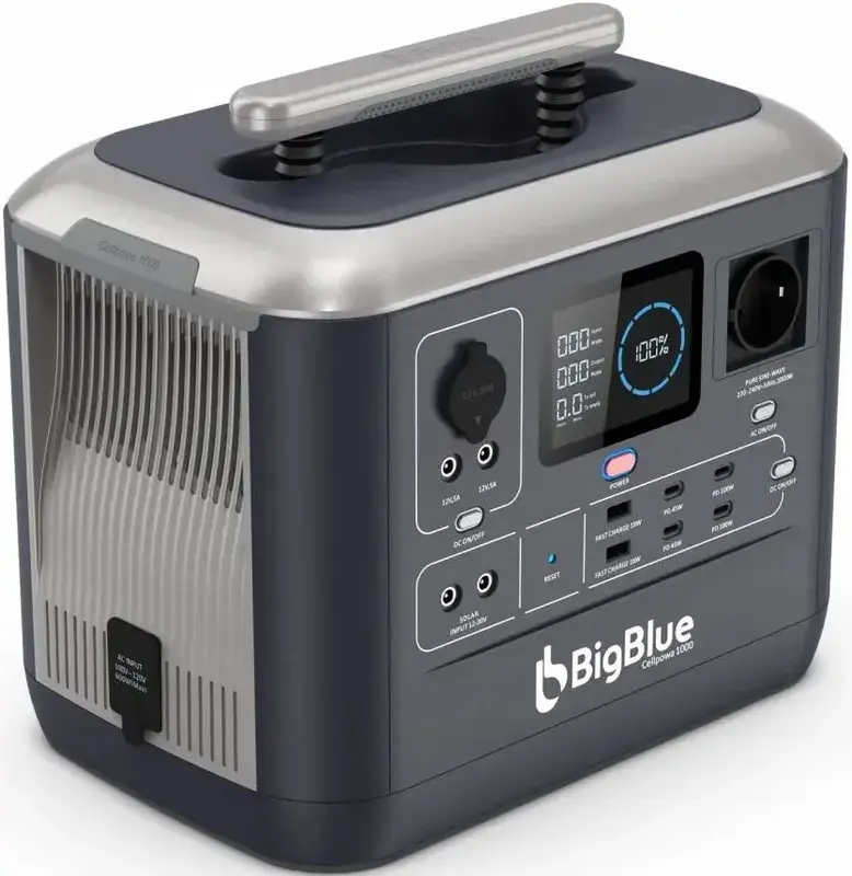 Портативна зарядна станція CP1000 BIG BLUE - фото - №3