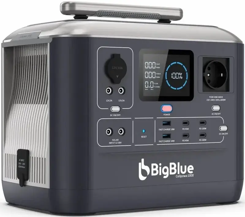 Портативна зарядна станція CP1000 BIG BLUE - фото - №2