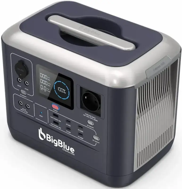 Портативна зарядна станція CP1000 BIG BLUE - фото - №4