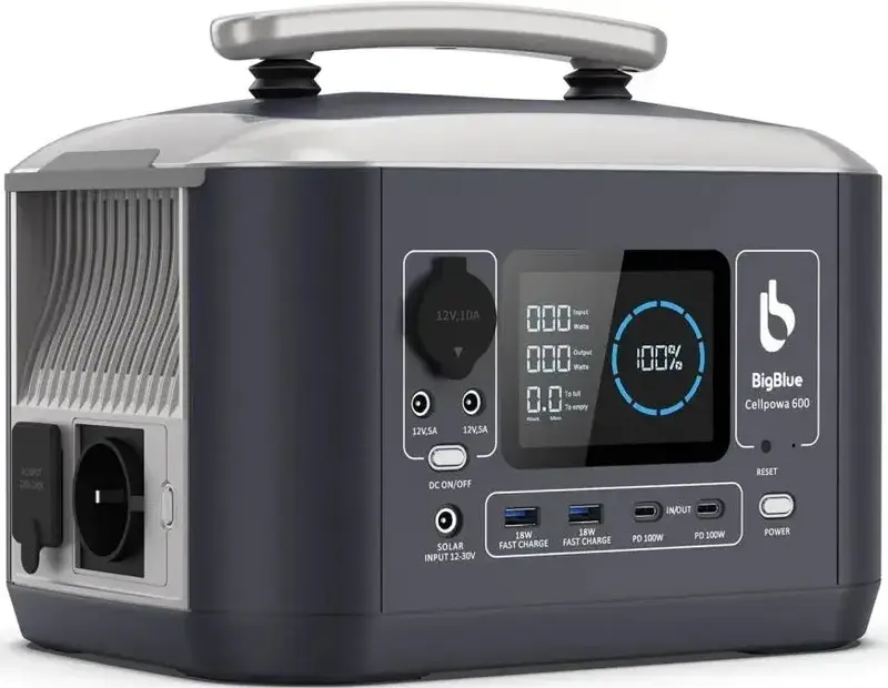 Портативна зарядна станція CP600 BIG BLUE - фото - №0