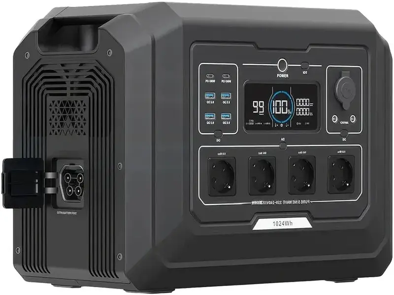 Портативна зарядна станція OUPES S1 2000W LiFePO4 1024Wh - фото - №0