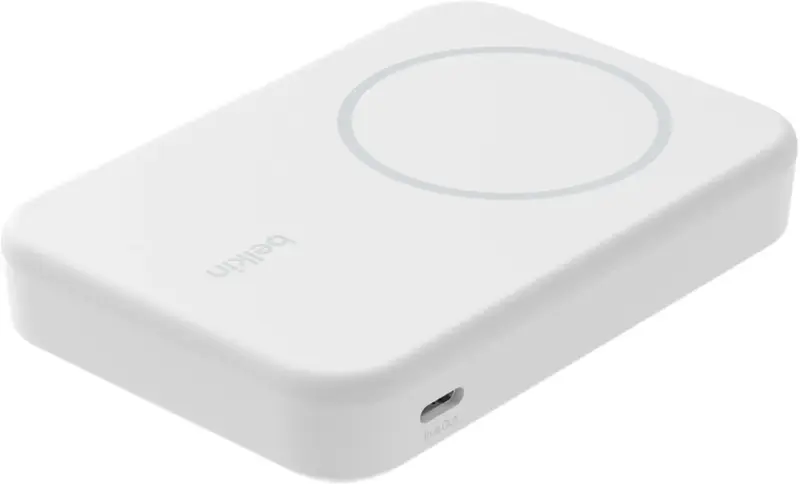 Порт.ЗП Belkin 8000mAh, 15Вт, Magnetic Qi2, білий - фото - №10
