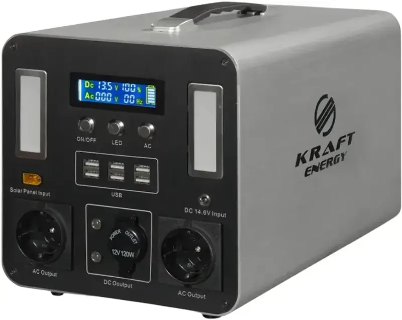 Портативне джерело живлення KPS-1000 Kraft - фото - №0