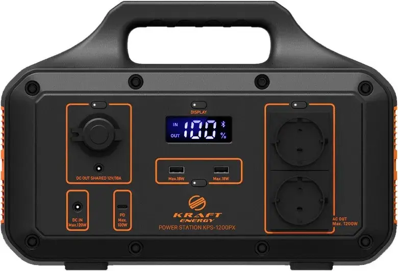 Портативне джерело живлення KPS-1200PX(PGH1000P-S) Kraft - фото - №0