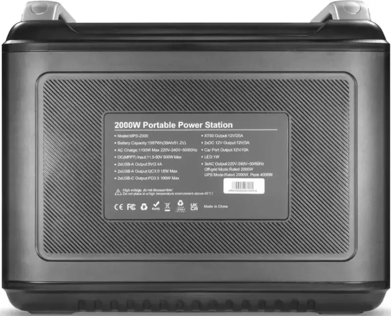 Портативне джерело живлення KPS-2000PGX Kraft - фото - №5