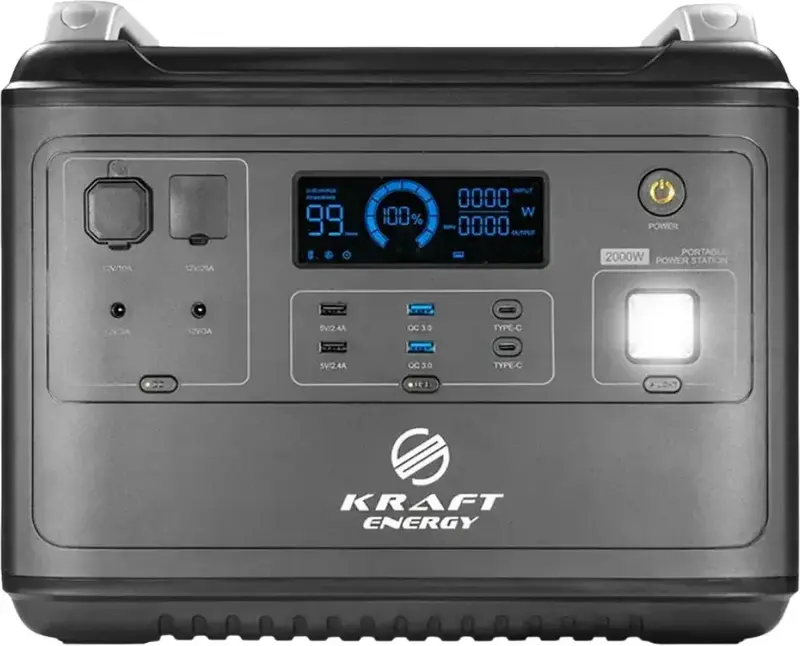 Портативне джерело живлення KPS-2000PGX Kraft - фото - №0