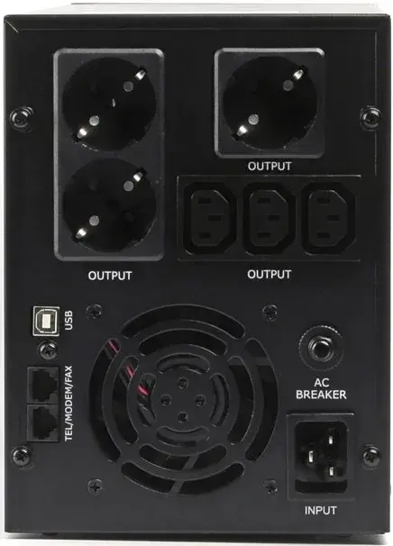 Источник бесперебойного питания 3000VA, LCD, USB, серия Pro EnerGenie (EG-UPS-036) - фото - №4