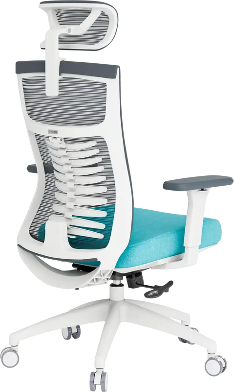Крісло офісне Officepro Balance OC550-W-DG-BL White/Dark Gray/Blue - фото - №5