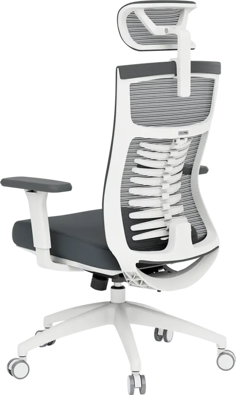 Крісло офісне Officepro Balance OC550-W-DG-DG White/Dark Gray - фото - №7