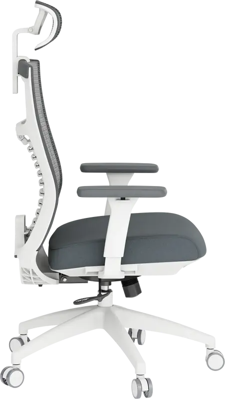 Крісло офісне Officepro Balance OC550-W-DG-DG White/Dark Gray - фото - №3
