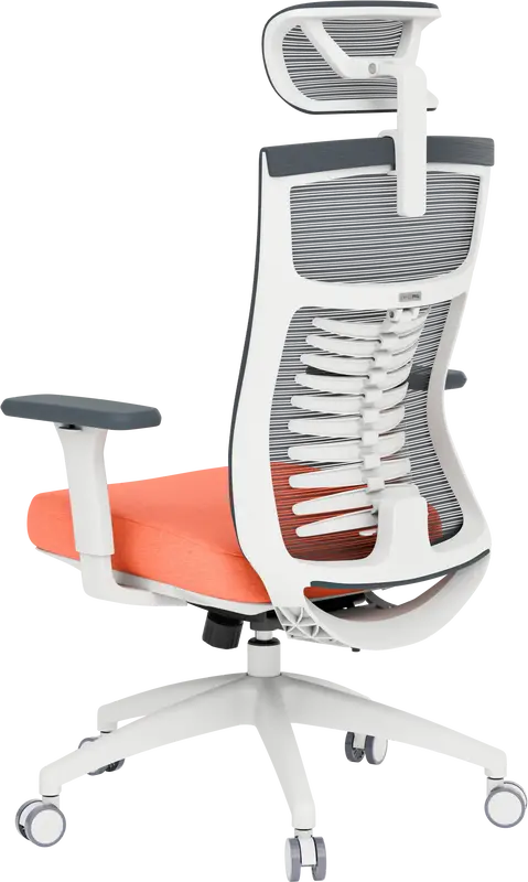 Крісло офісне Officepro Balance OC550-W-DG-OR White/Dark Gray/Orange - фото - №7