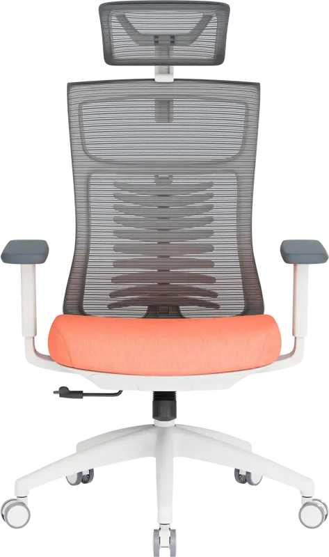 Крісло офісне Officepro Balance OC550-W-DG-OR White/Dark Gray/Orange - фото - №1